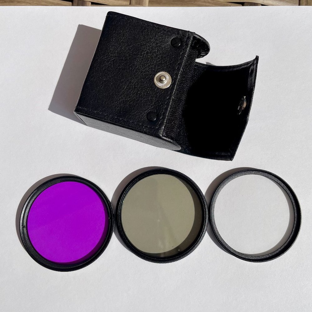 58mm three piece lens filters